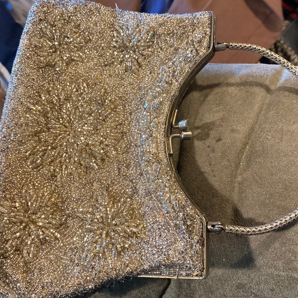 Vintage Stephen Chu Beaded Visit Sweater Factory Beaded Purse - Picture 5 of 13